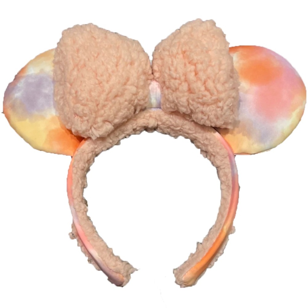 Pink Tie Dye Minnie ears NWT